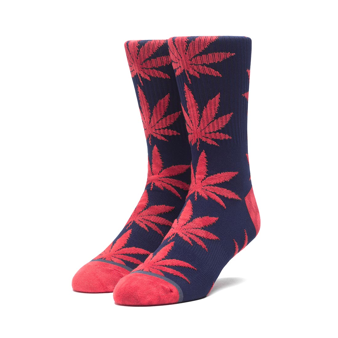 HUF Tie-Dye Leaves Plantlife Crew Socks - Dark Navy