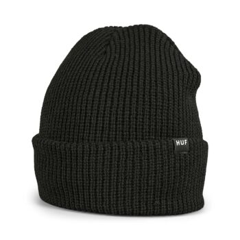 HUF Usual Cuffed Beanie Hat - Black