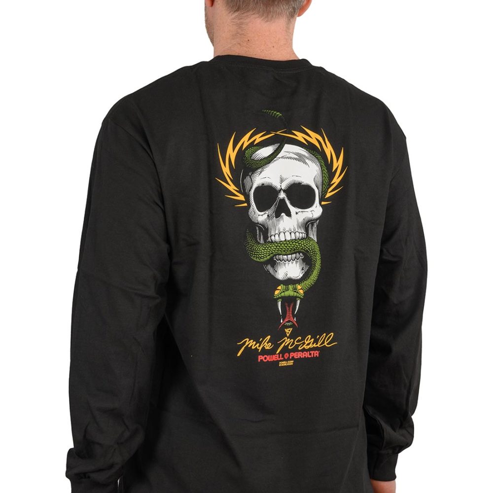Powell Peralta Mike McGill Skull & Snake L/S T-Shirt - Black