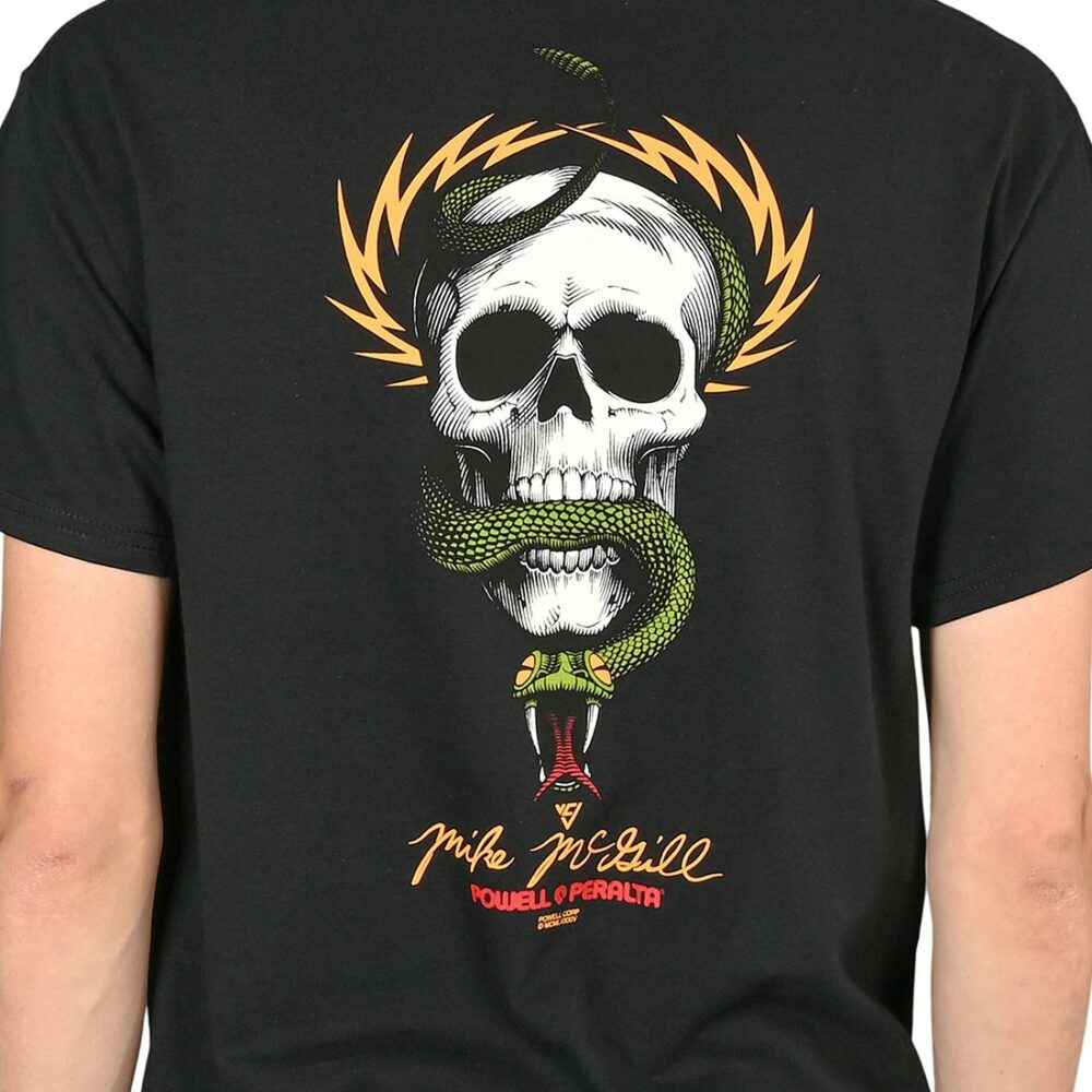 Powell Peralta Mike McGill Skull & Snake S/S T-Shirt - Black