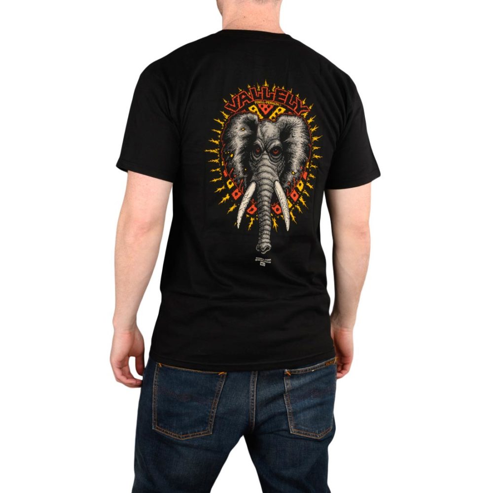 Powell Peralta Mike Vallely Elephant S/S T-Shirt - Black