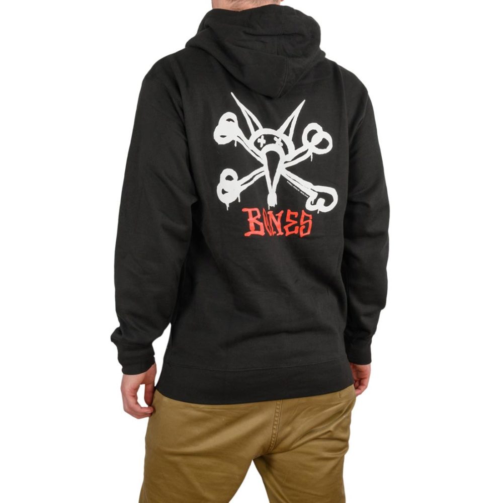 Powell Peralta Rat Bones Pullover Hoodie - Black