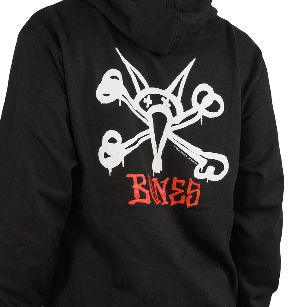 Powell Peralta Rat Bones Pullover Hoodie - Black