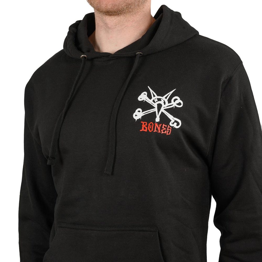 Powell Peralta Rat Bones Pullover Hoodie - Black