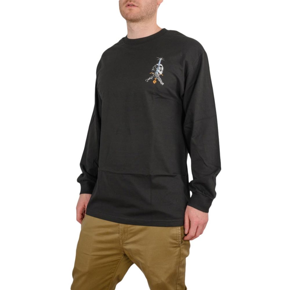 Powell Peralta Skull & Sword L/S T-Shirt - Black