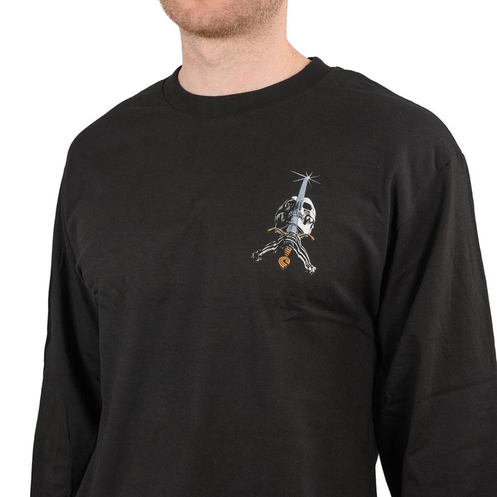 Powell Peralta Skull & Sword L/S T-Shirt - Black