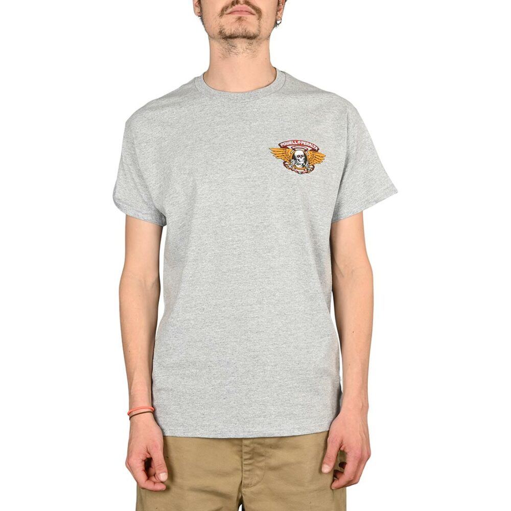 Powell Peralta Winged Ripper S/S T-Shirt - Athletic Heather