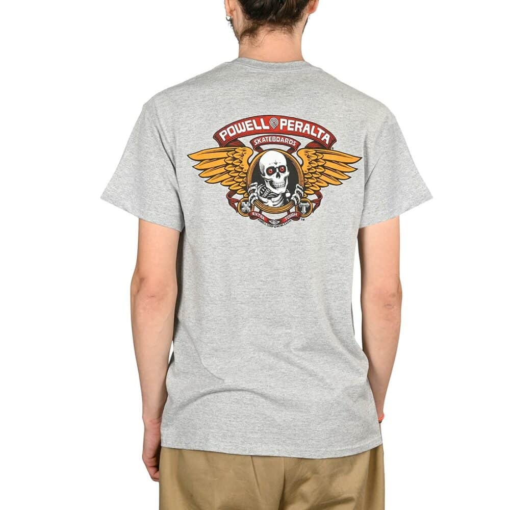 Powell Peralta Winged Ripper S/S T-Shirt - Athletic Heather