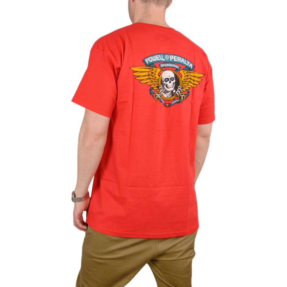 Powell Peralta Winged Ripper S/S T-Shirt - Athletic Heather