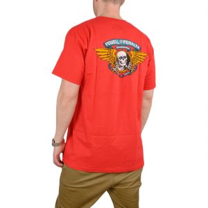 Powell Peralta Winged Ripper S/S T-Shirt - Red