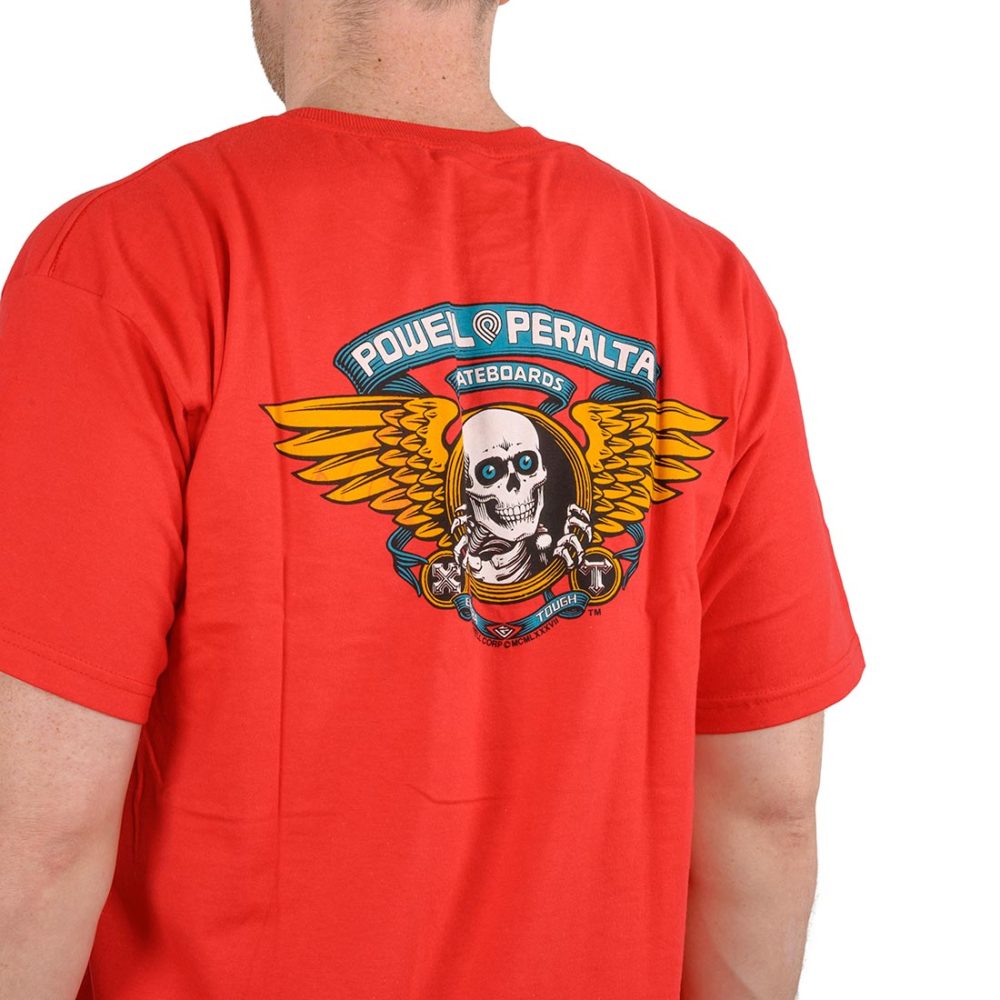 Powell Peralta Winged Ripper S/S T-Shirt - Athletic Heather