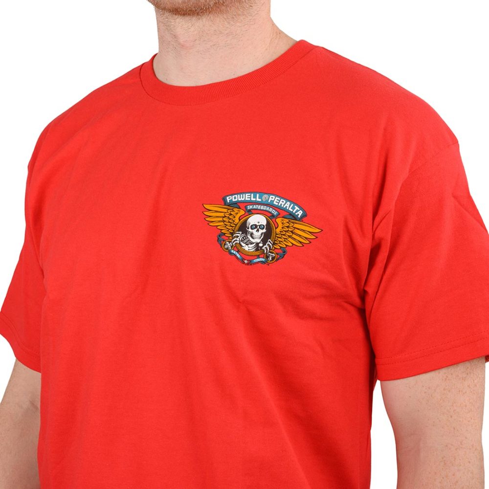 Powell Peralta Winged Ripper S/S T-Shirt - Athletic Heather