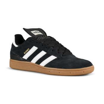 Adidas Busenitz Shoes - Core Black / Run White / Metallic Gold