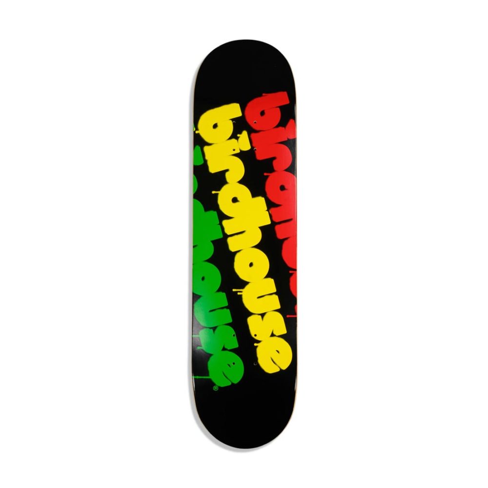 Birdhouse Triple Stack Logo 8″ Skateboard Deck – Rasta