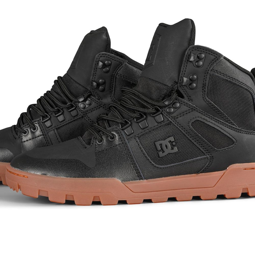 DC Shoes Pure High Top WR Boot – Black / Gum