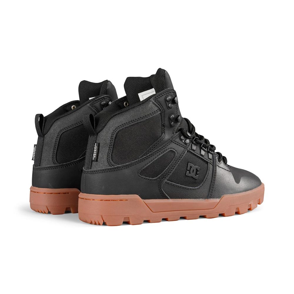 DC Shoes Pure High Top WR Boot – Black / Gum