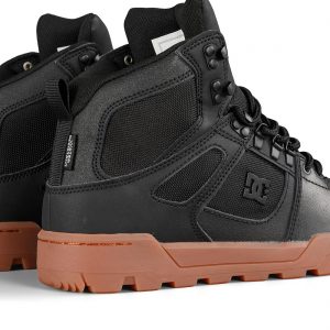 DC Pure High Top WR Lace Up Winter Boot - Black/Gum