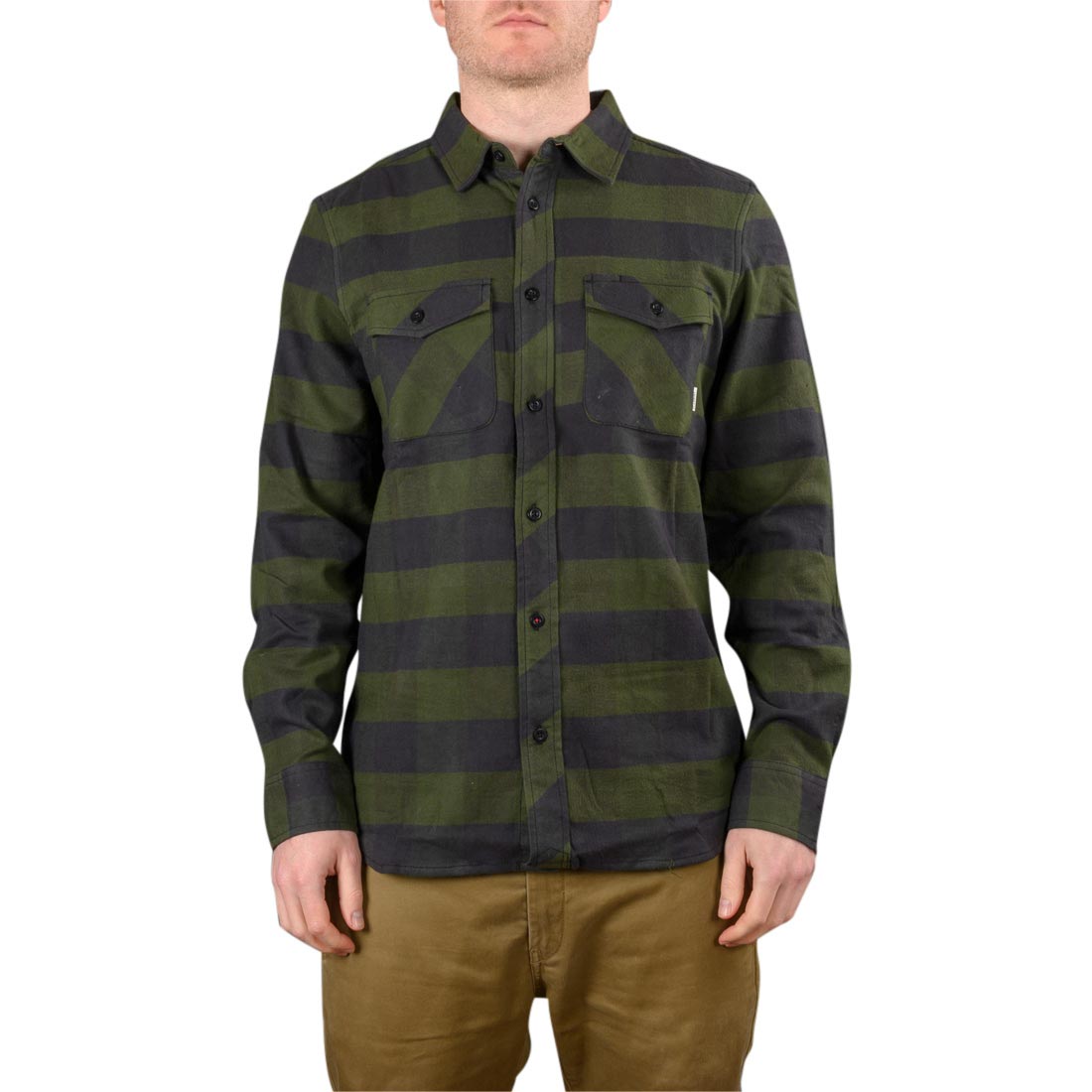 Element 2Colours L/S Shirt Olive Drab
