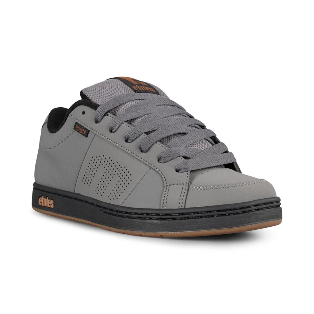 Etnies Kingpin Skate Shoes - Grey/Black/Gold