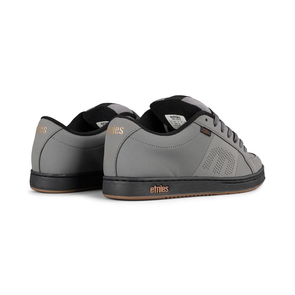 Etnies Kingpin Skate Shoes - Grey/Black/Gold