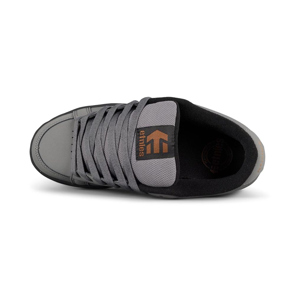 Etnies Kingpin Skate Shoes - Grey/Black/Gold