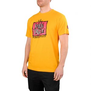 New Deal Original Napkin Logo S/S T-Shirt - Gold