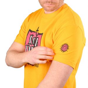 New Deal Original Napkin Logo S/S T-Shirt - Gold