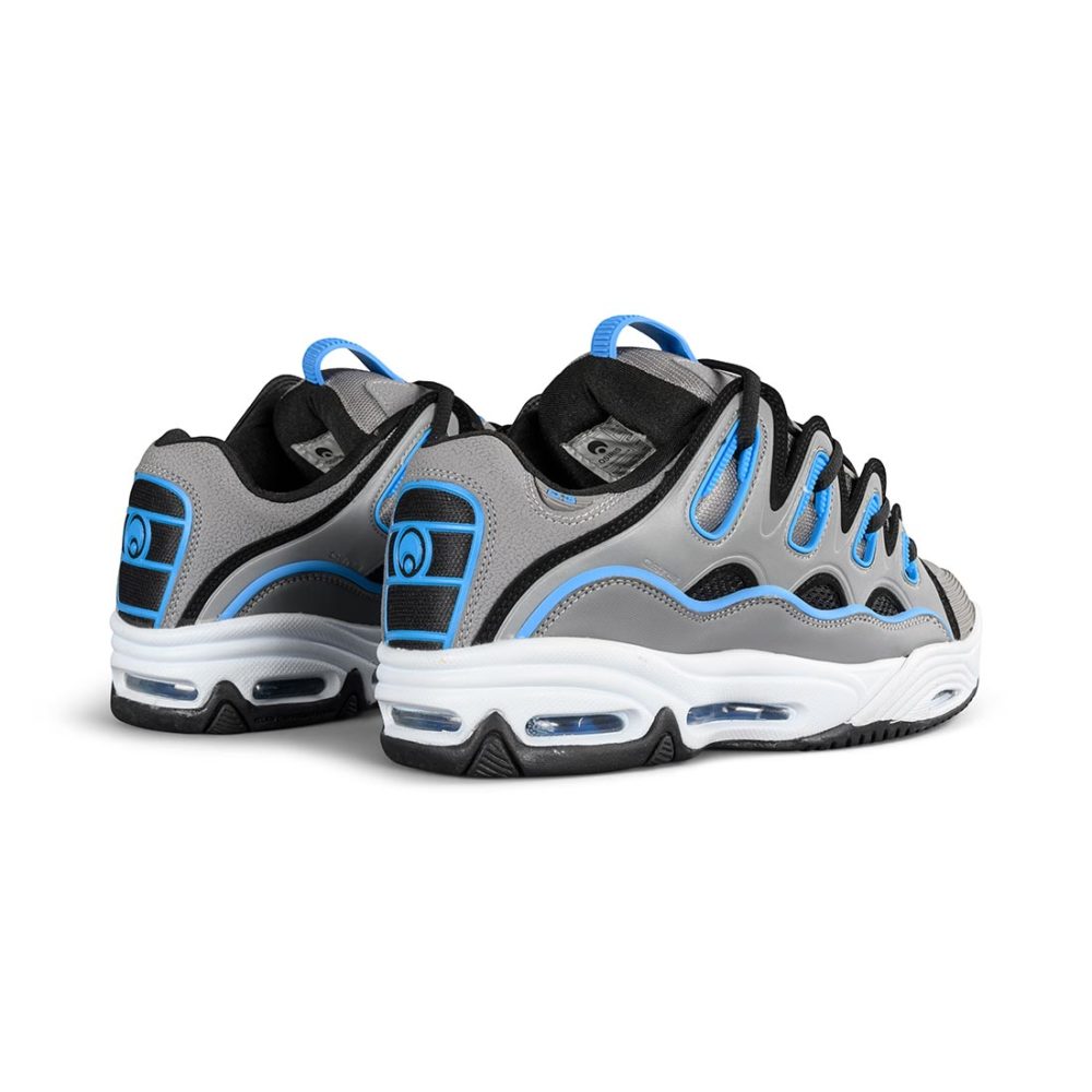 Osiris D3 2001 Shoes – Grey / Cyan