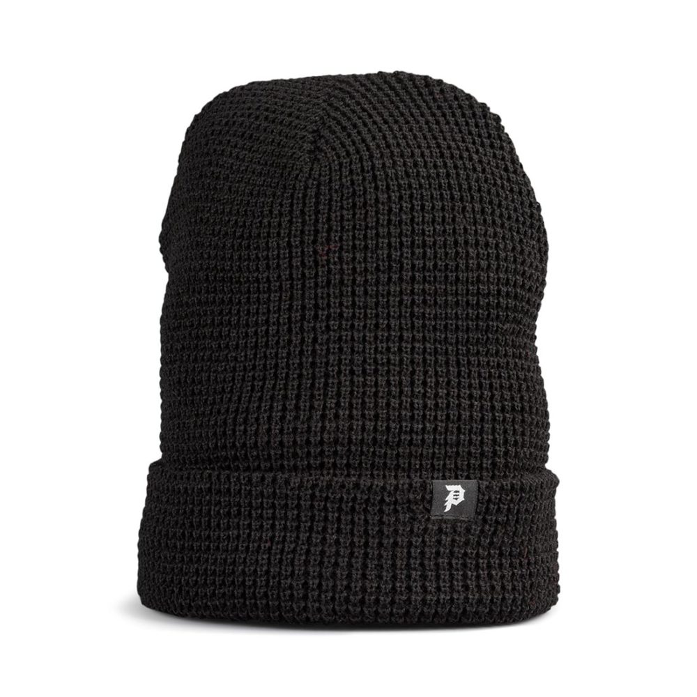 Primitive Dirty P Waffle Beanie Hat - Black