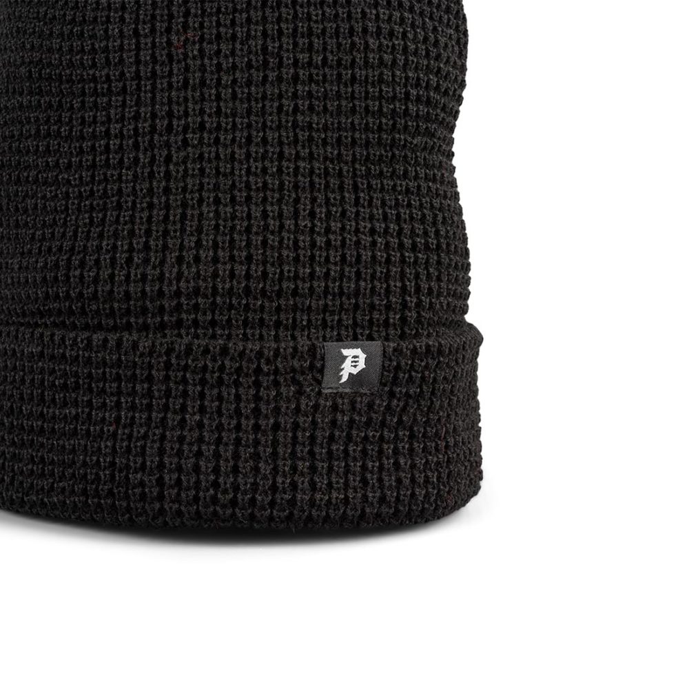 Primitive Dirty P Waffle Beanie Hat - Black