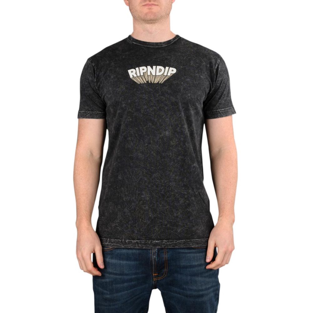 RIPNDIP Mind Blown S/S T-Shirt - Black Mineral Wash