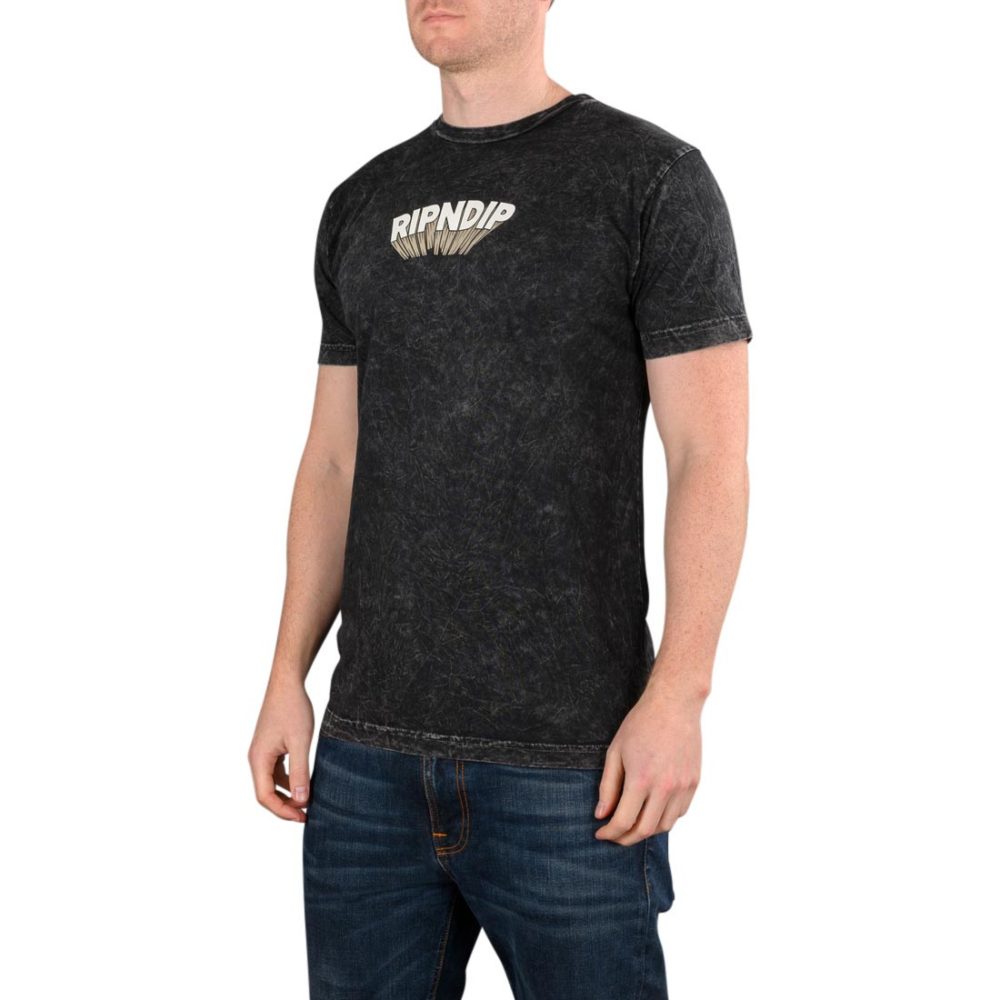 RIPNDIP Mind Blown S/S T-Shirt - Black Mineral Wash