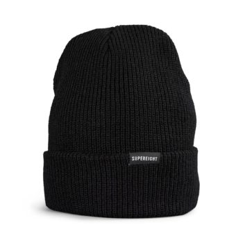 Supereight Supply Co Horizontal Beanie Hat - Black