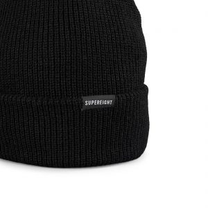 Supereight Supply Co Horizontal Beanie Hat - Black