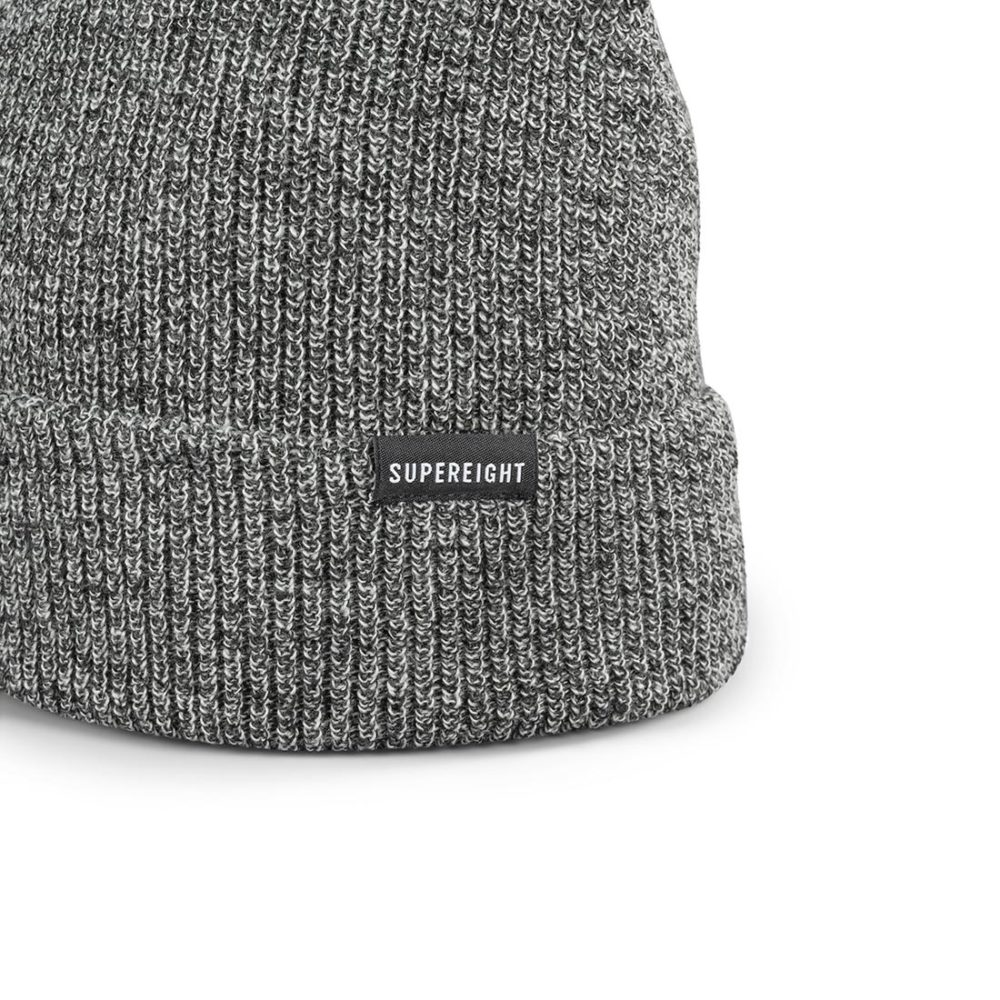 Supereight Supply Co Horizontal Beanie Hat - Charcoal Heather