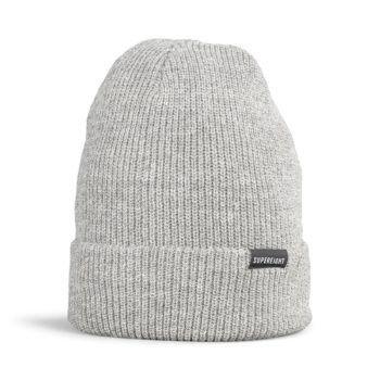 Supereight Supply Co Horizontal Beanie Hat - Grey Heather