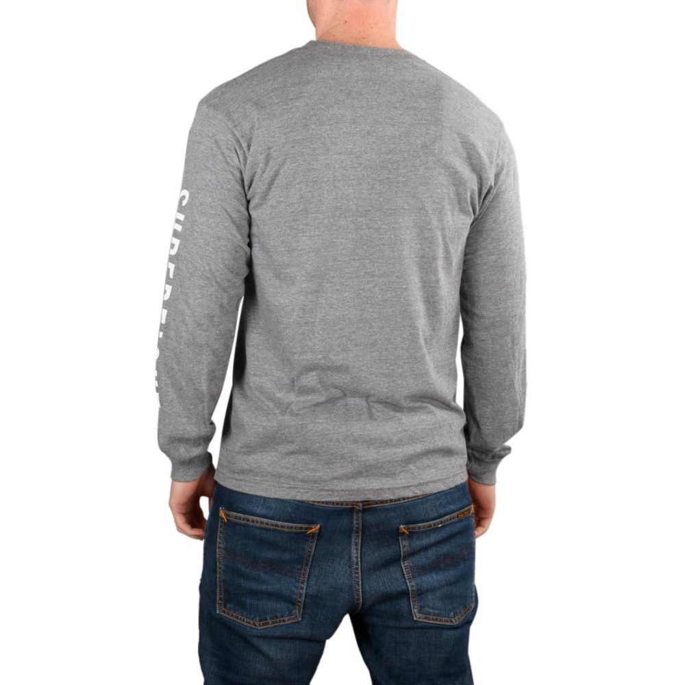 Supereight Supply Co Icon L/S T-Shirt - Graphite Heather