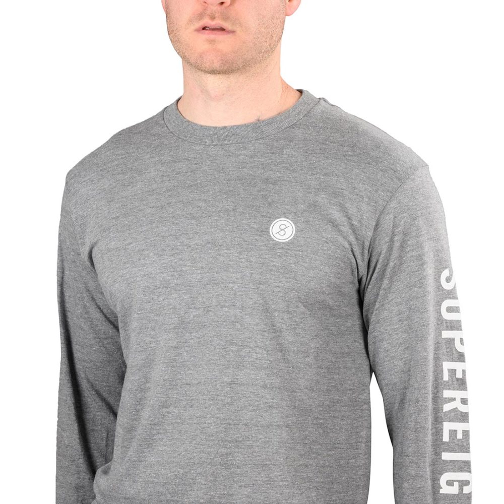 Supereight Supply Co Icon L/S T-Shirt - Graphite Heather