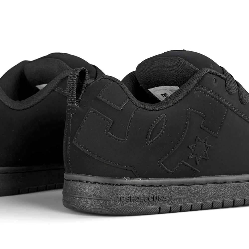 DC Court Graffik Skate Shoes - Black/Black/Black