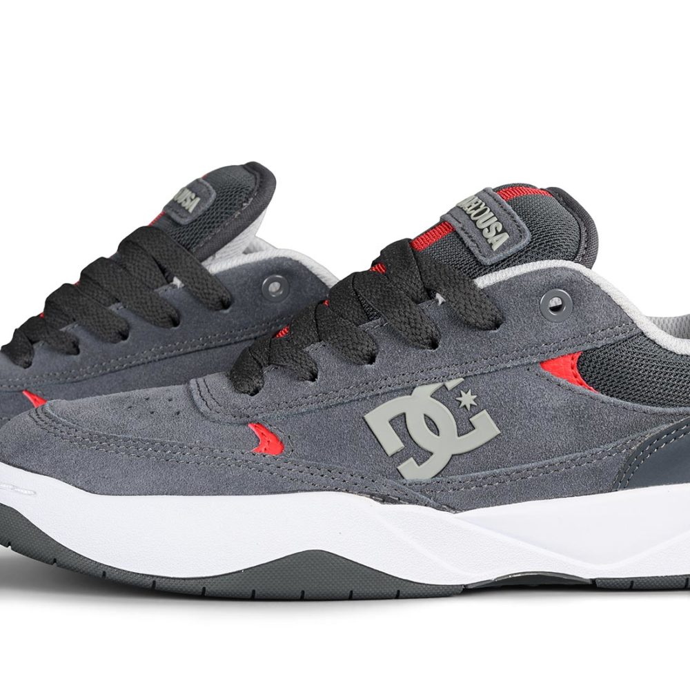 DC Shoes Penza - Grey / Grey / Red