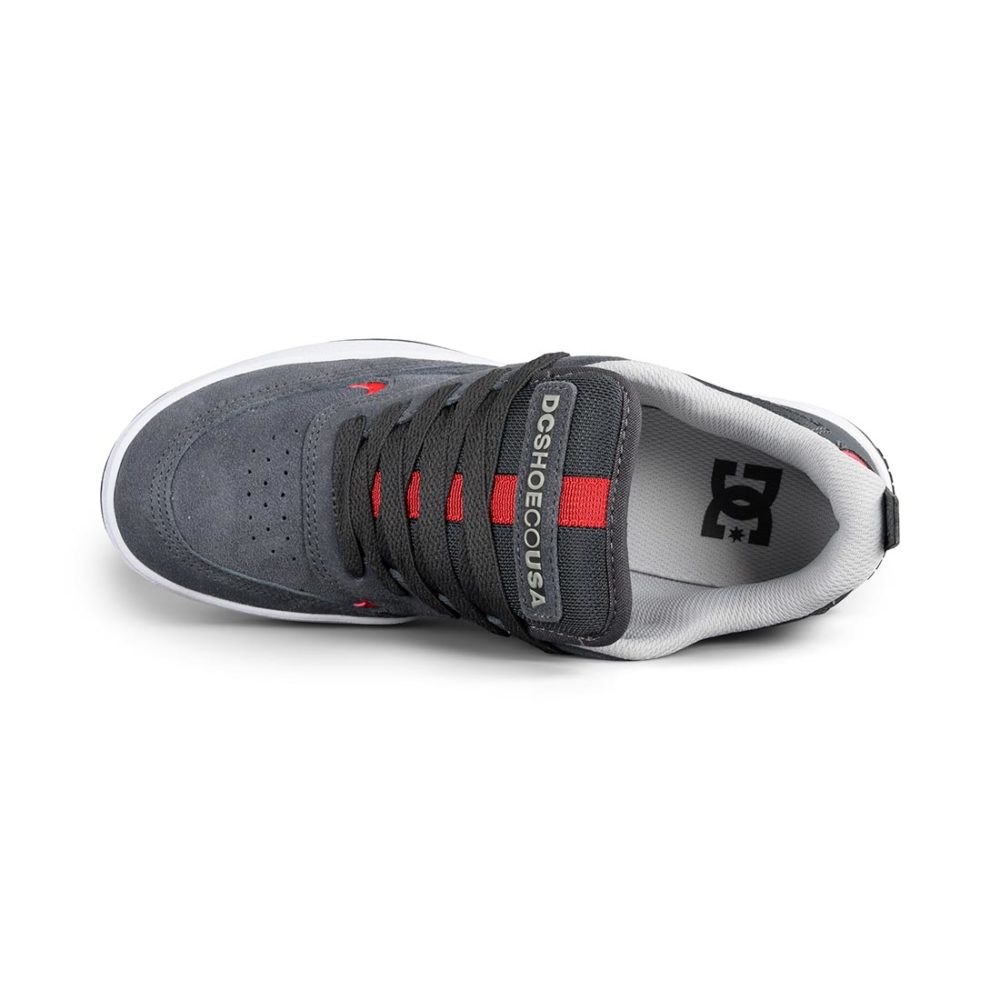DC Shoes Penza - Grey / Grey / Red