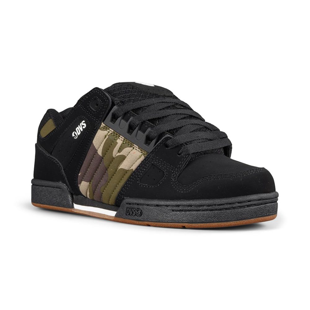 DVS Celsius Shoes - Black / Camo / Charcoal