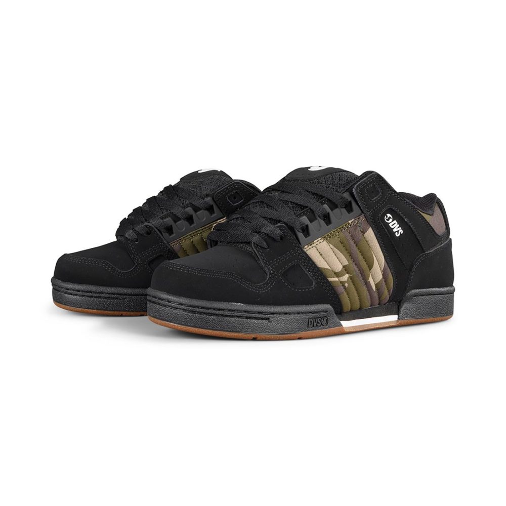 DVS Celsius Shoes - Black / Camo / Charcoal