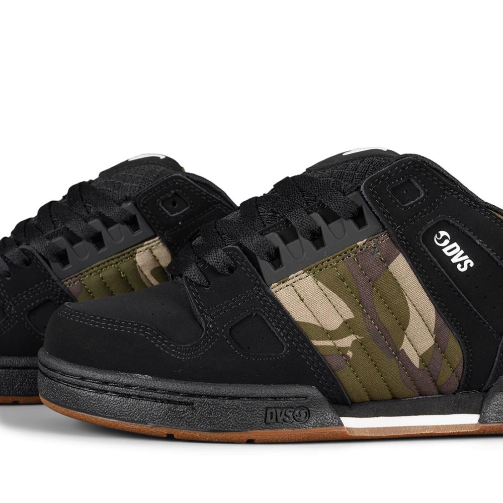 DVS Celsius Shoes - Black / Camo / Charcoal