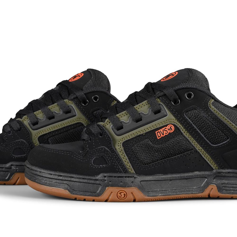 DVS Comanche Shoes - Black / Olive / Gum