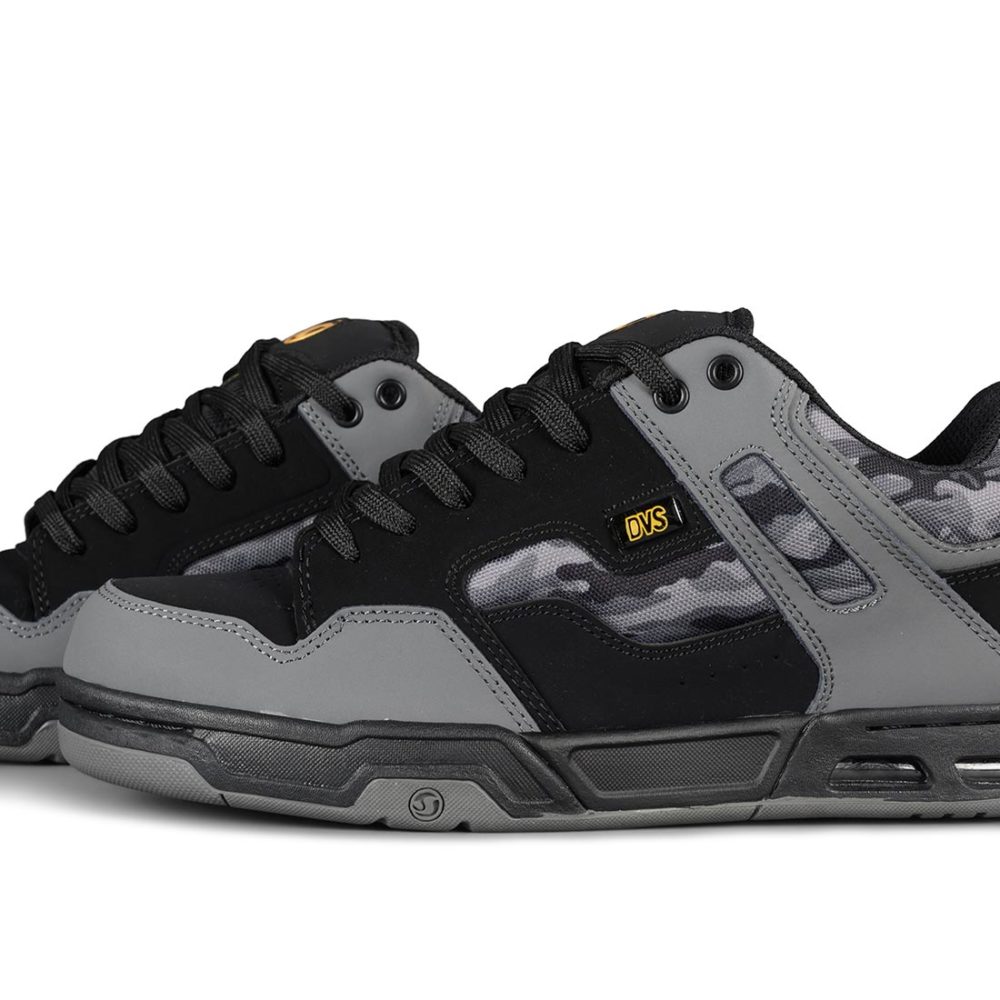 DVS Enduro Heir Skate Shoes - Black/Charcoal/Camo