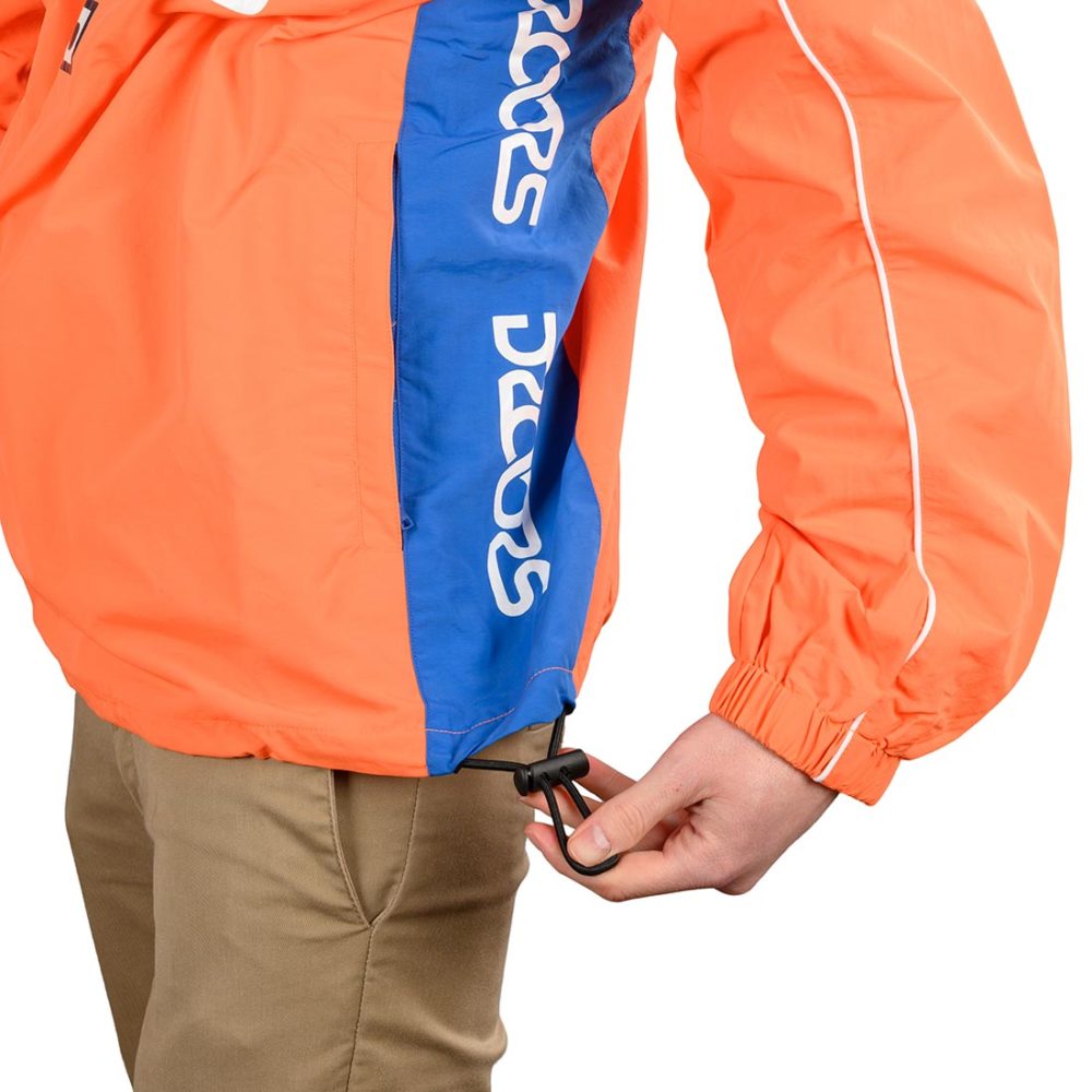 Droors Ocelot Tracksuit Jacket – Blazing Orange