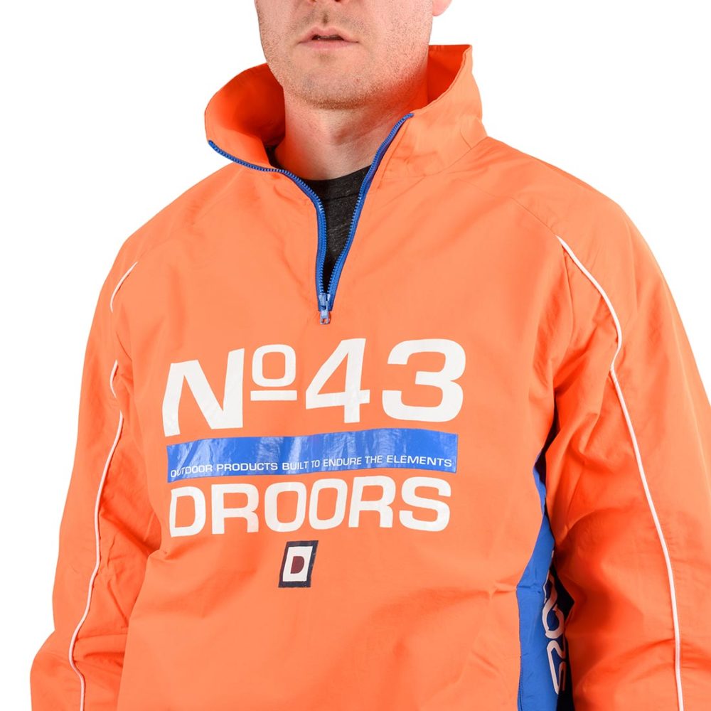 Droors Ocelot Tracksuit Jacket – Blazing Orange