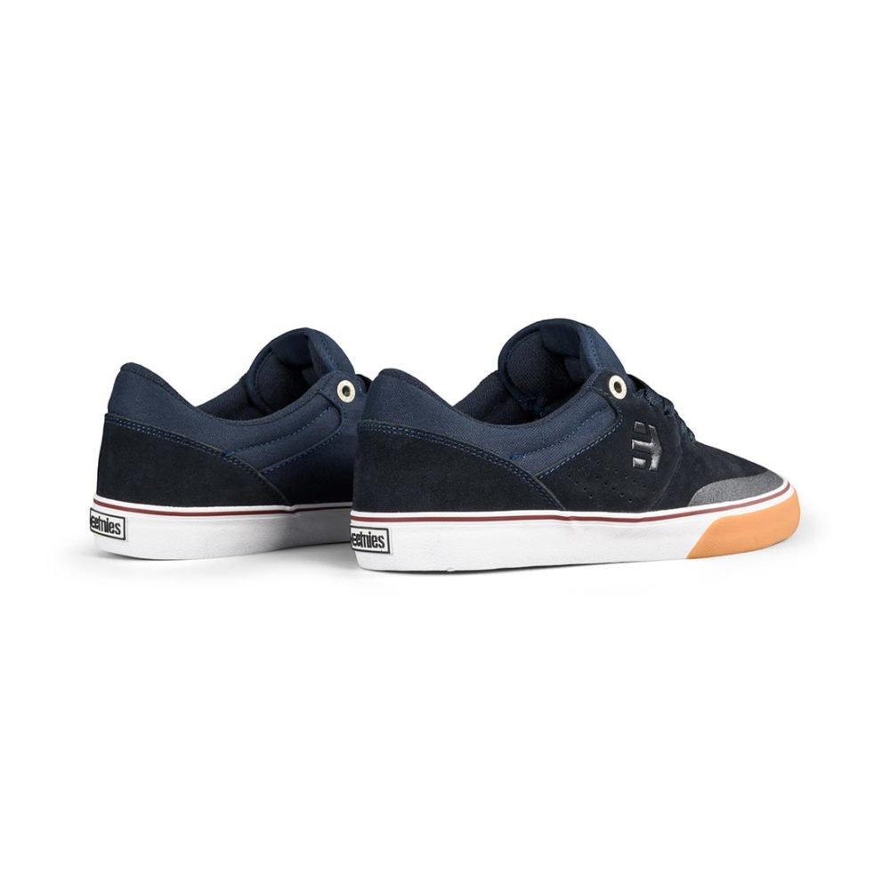 Etnies Marana Vulc Shoes - Navy / Tan / White