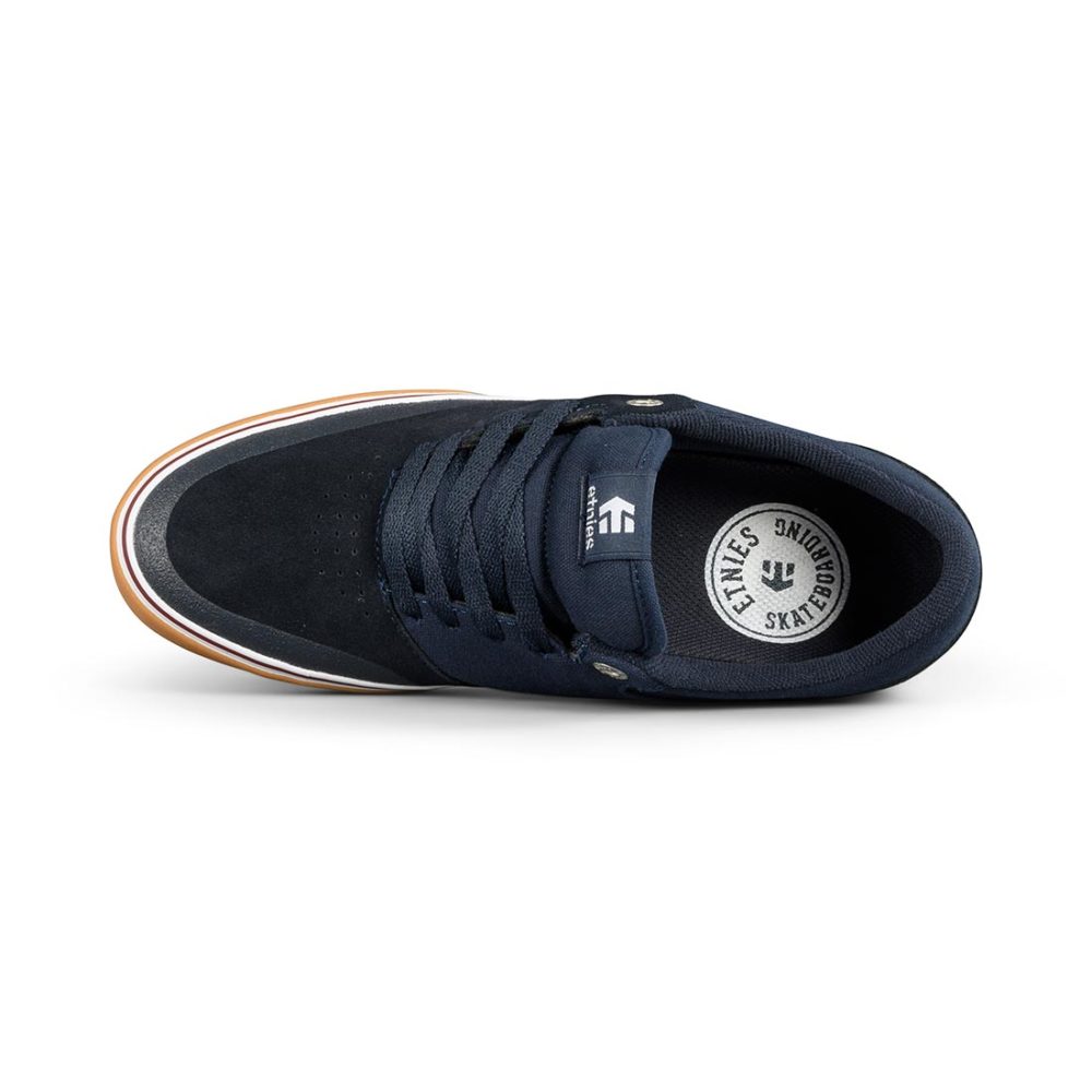 Etnies Marana Vulc Shoes - Navy / Tan / White